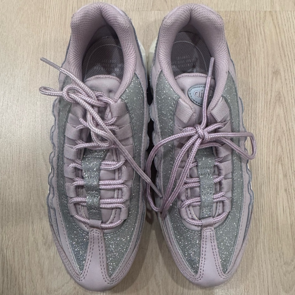 adidas Women's Sparkling Pink and Gray Sneakers